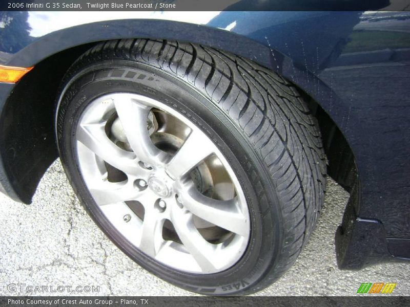 Twilight Blue Pearlcoat / Stone 2006 Infiniti G 35 Sedan