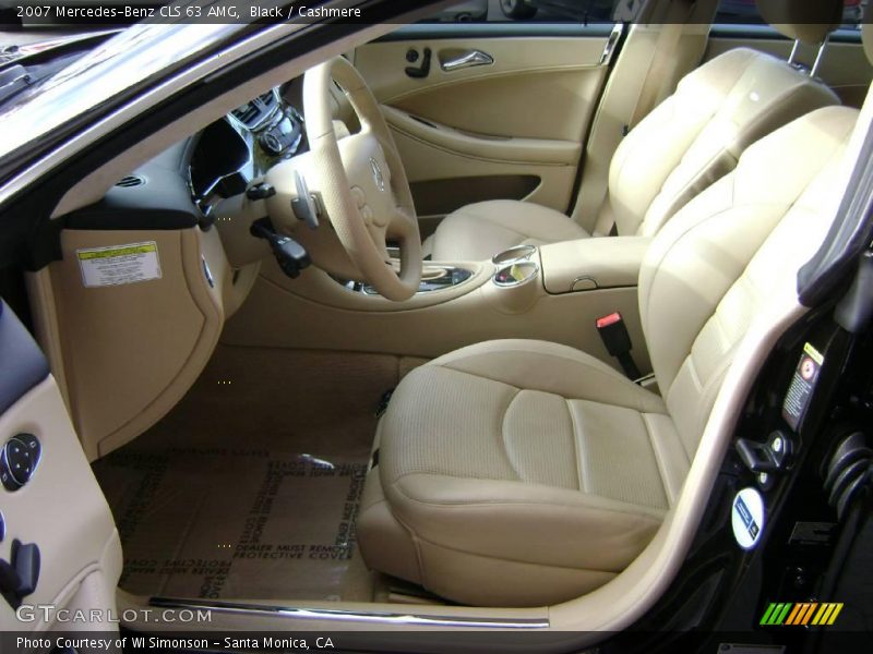 Black / Cashmere 2007 Mercedes-Benz CLS 63 AMG
