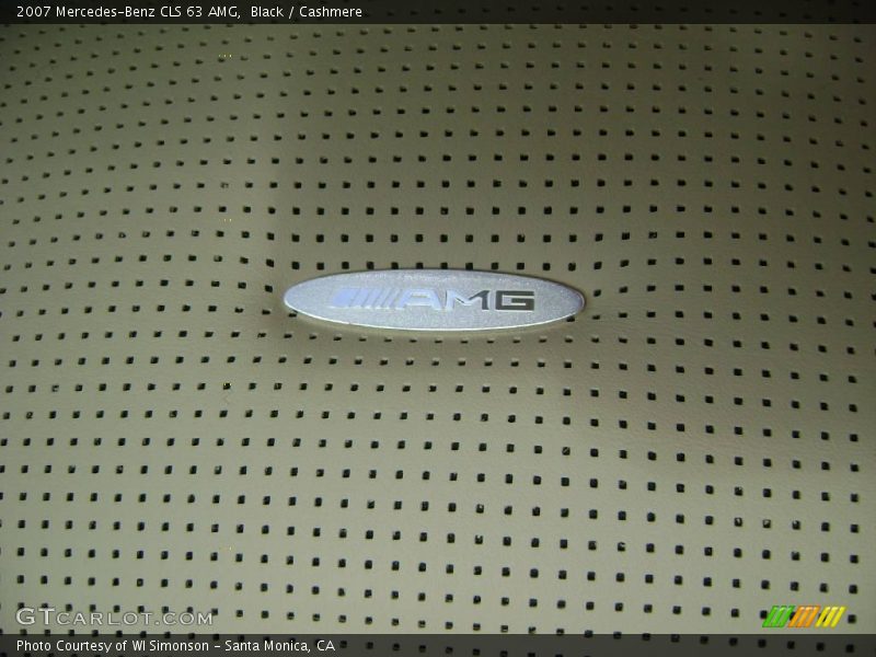Black / Cashmere 2007 Mercedes-Benz CLS 63 AMG