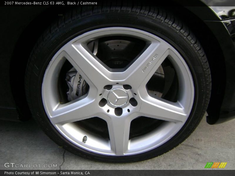 Black / Cashmere 2007 Mercedes-Benz CLS 63 AMG