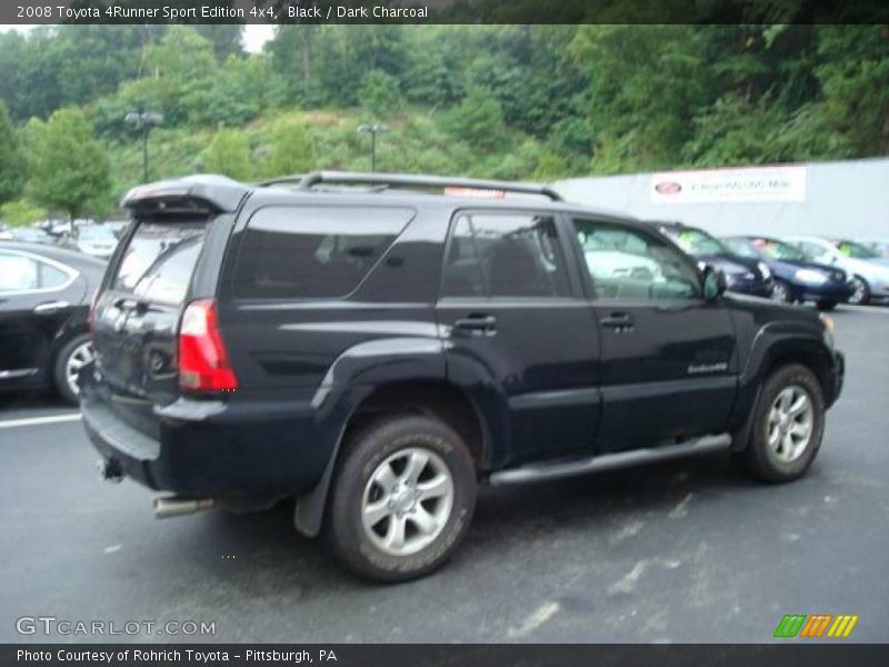 Black / Dark Charcoal 2008 Toyota 4Runner Sport Edition 4x4