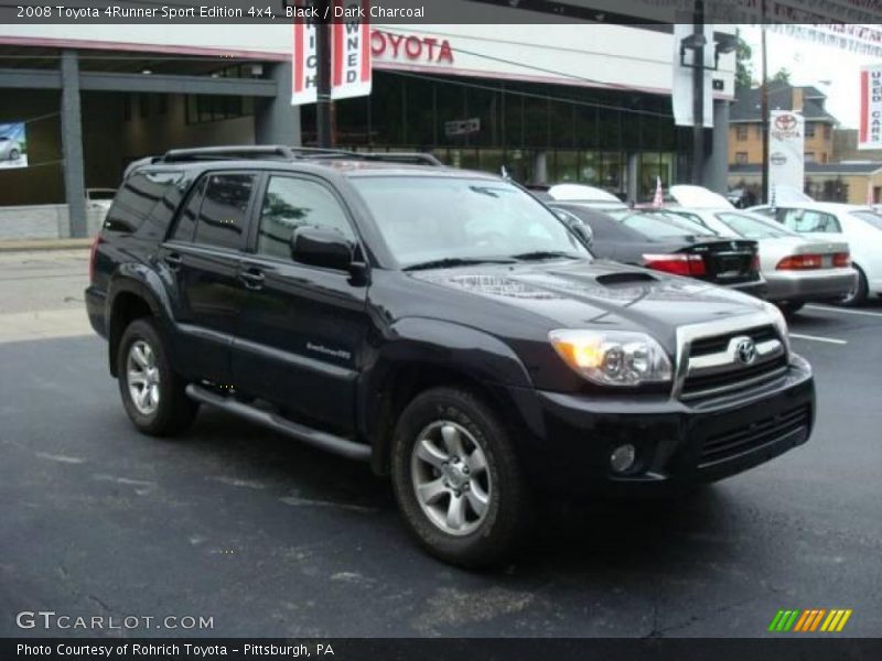Black / Dark Charcoal 2008 Toyota 4Runner Sport Edition 4x4