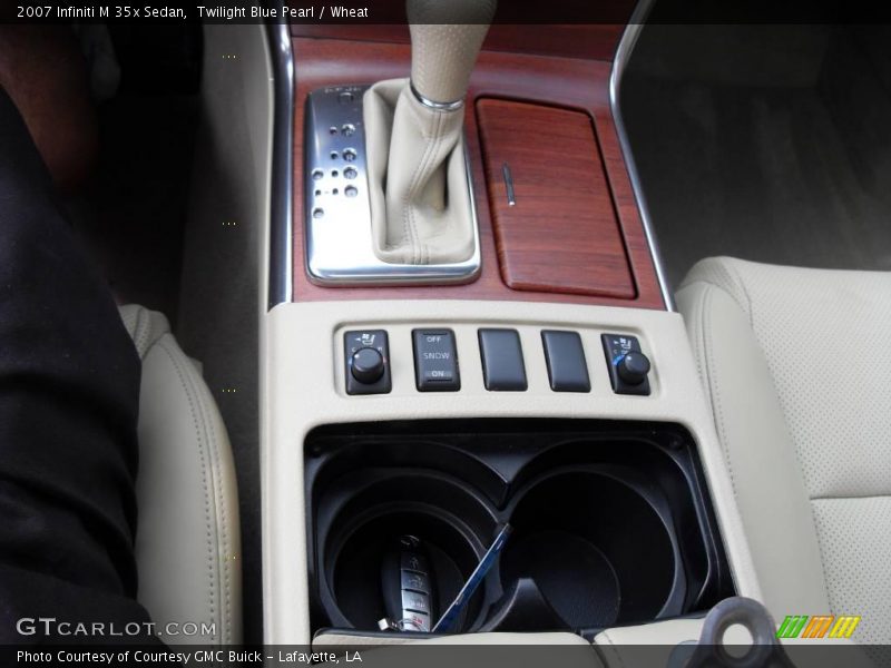 Twilight Blue Pearl / Wheat 2007 Infiniti M 35x Sedan