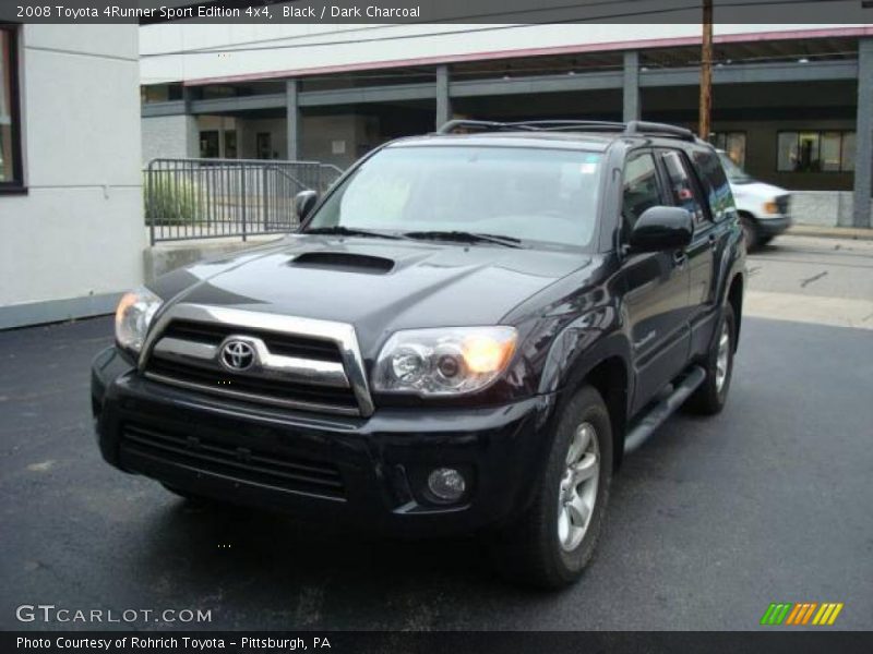 Black / Dark Charcoal 2008 Toyota 4Runner Sport Edition 4x4