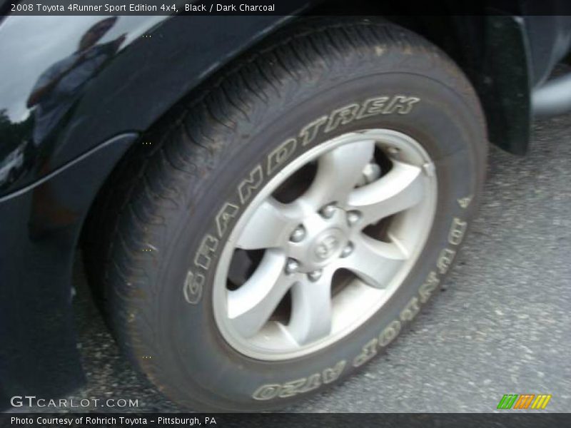 Black / Dark Charcoal 2008 Toyota 4Runner Sport Edition 4x4