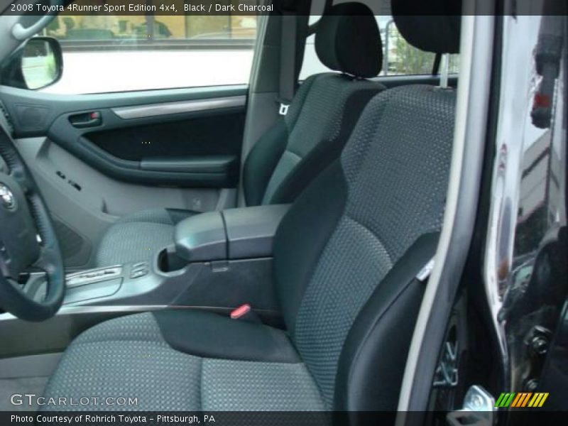 Black / Dark Charcoal 2008 Toyota 4Runner Sport Edition 4x4