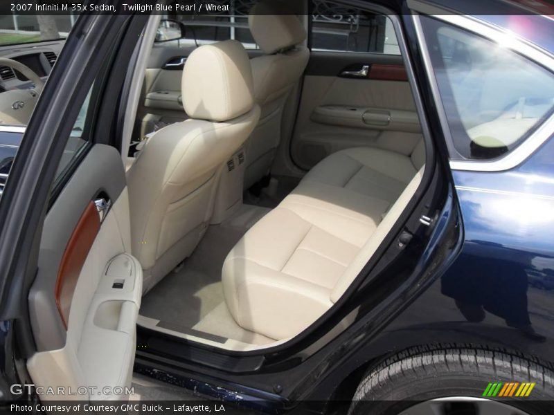 Twilight Blue Pearl / Wheat 2007 Infiniti M 35x Sedan