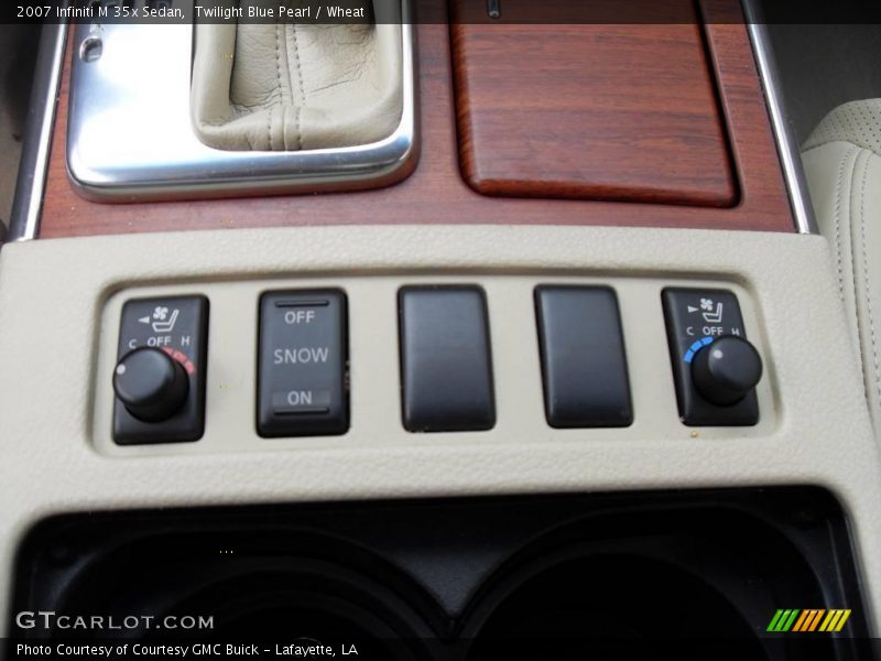 Twilight Blue Pearl / Wheat 2007 Infiniti M 35x Sedan