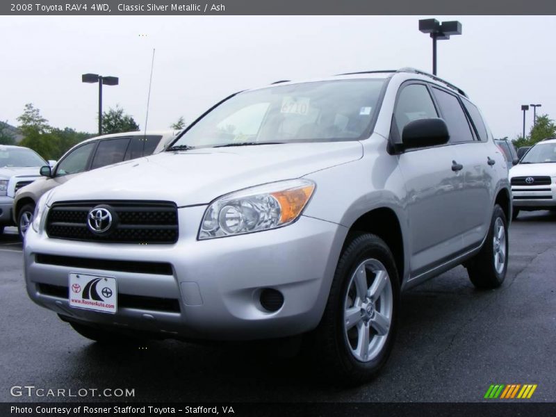 Classic Silver Metallic / Ash 2008 Toyota RAV4 4WD