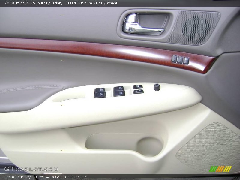 Desert Platinum Beige / Wheat 2008 Infiniti G 35 Journey Sedan