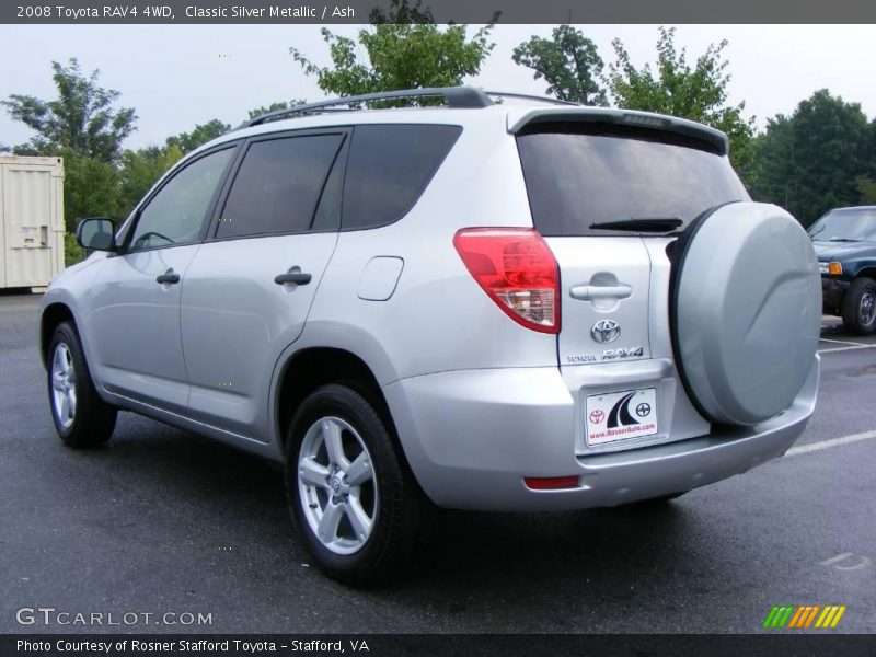 Classic Silver Metallic / Ash 2008 Toyota RAV4 4WD