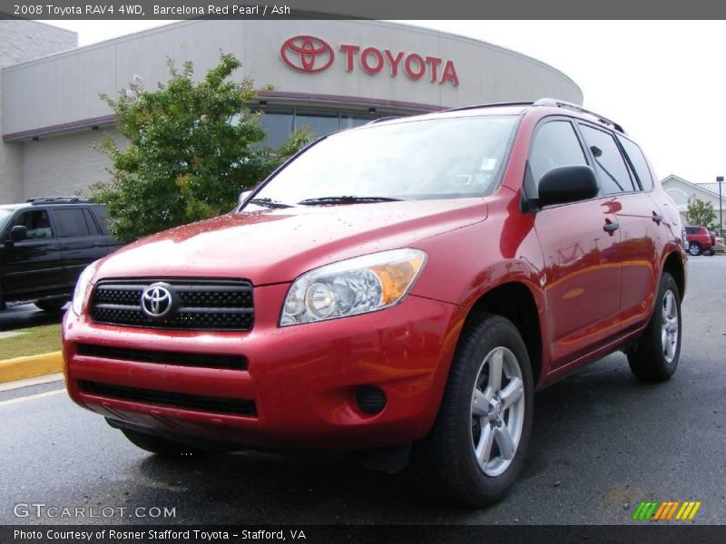Barcelona Red Pearl / Ash 2008 Toyota RAV4 4WD