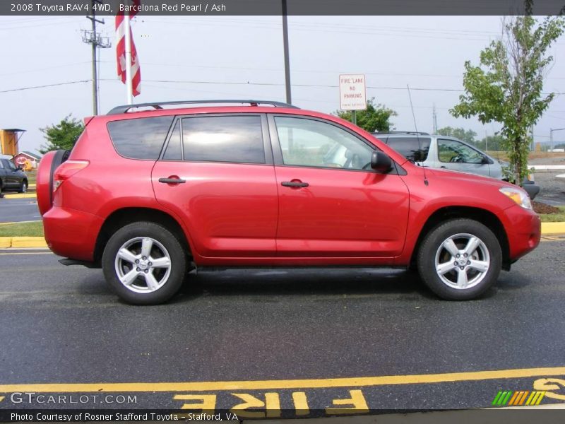 Barcelona Red Pearl / Ash 2008 Toyota RAV4 4WD