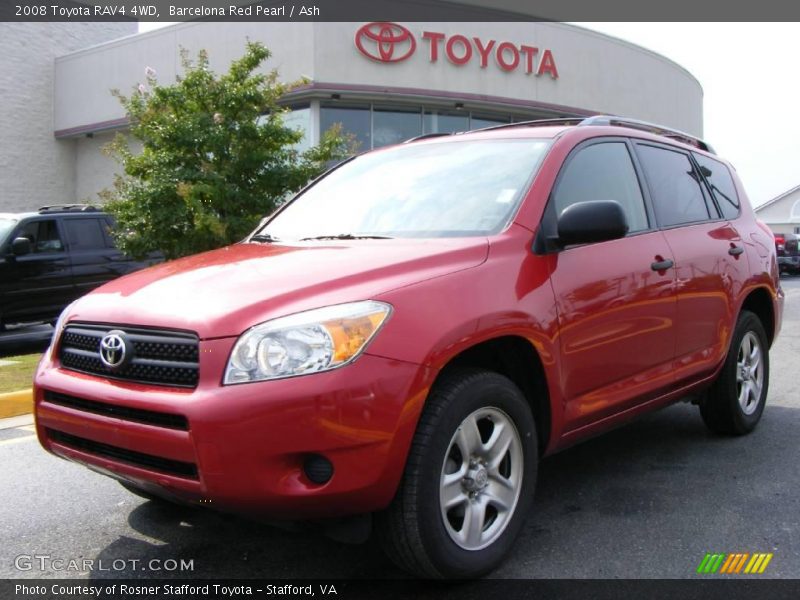 Barcelona Red Pearl / Ash 2008 Toyota RAV4 4WD