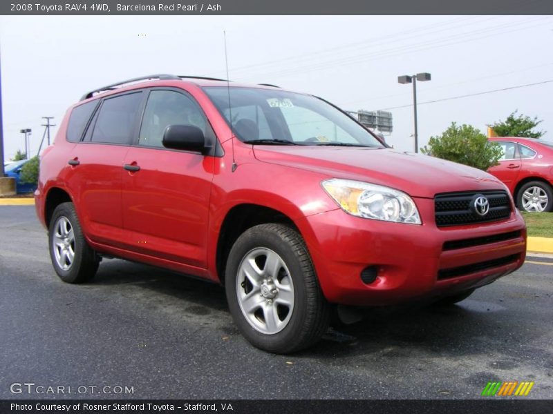 Barcelona Red Pearl / Ash 2008 Toyota RAV4 4WD