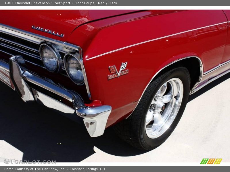 Red / Black 1967 Chevrolet Chevelle SS Super Sport 2 Door Coupe