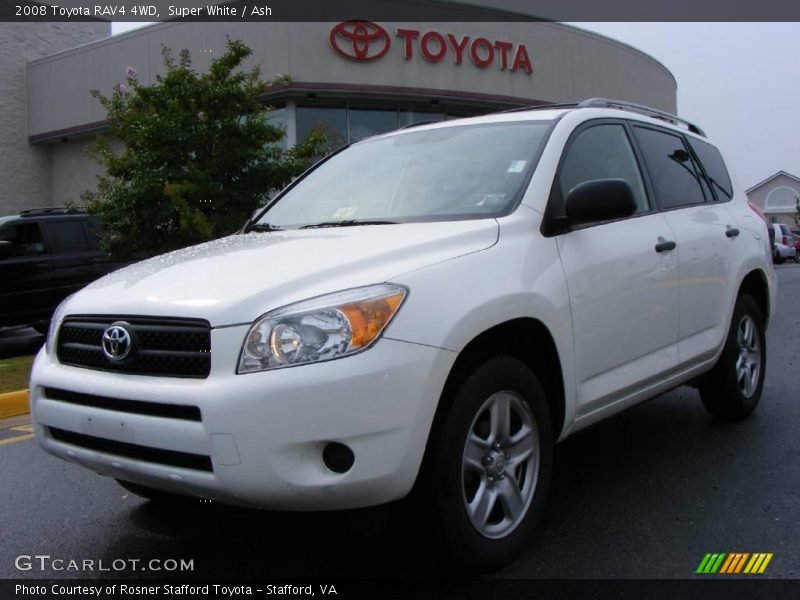 Super White / Ash 2008 Toyota RAV4 4WD