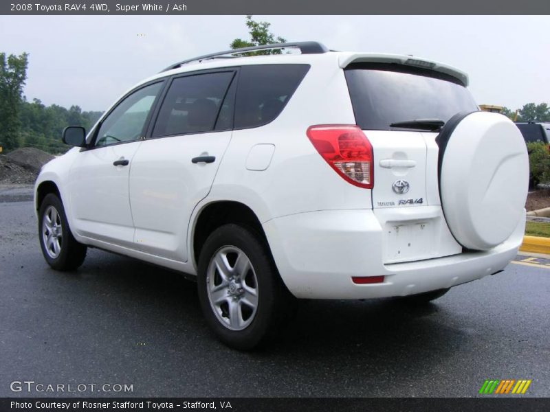 Super White / Ash 2008 Toyota RAV4 4WD