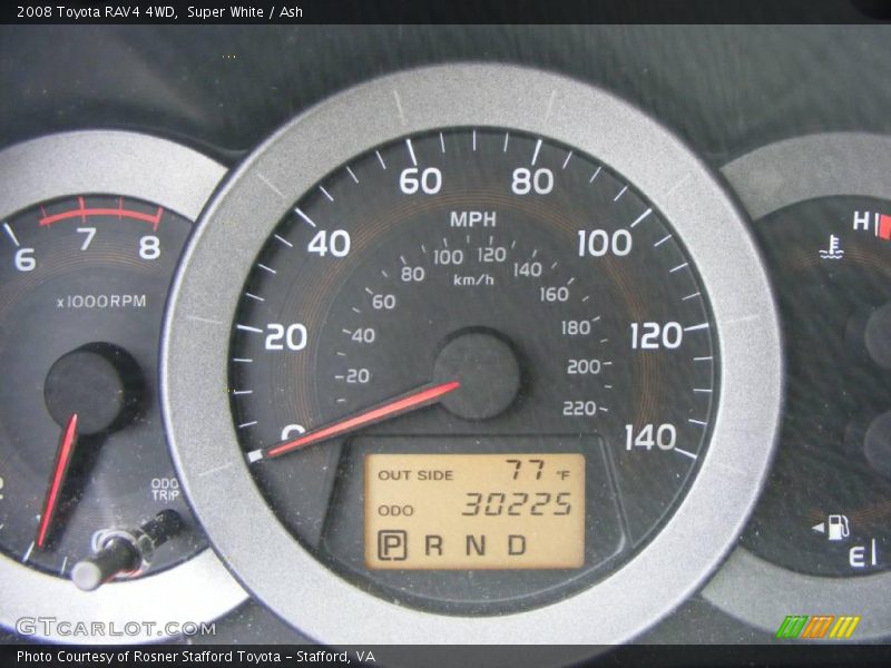Super White / Ash 2008 Toyota RAV4 4WD