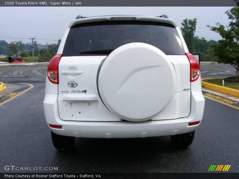 Super White / Ash 2008 Toyota RAV4 4WD