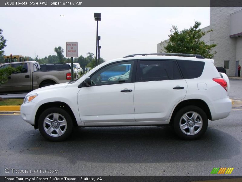 Super White / Ash 2008 Toyota RAV4 4WD