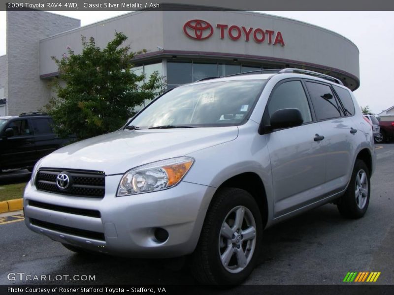 Classic Silver Metallic / Ash 2008 Toyota RAV4 4WD