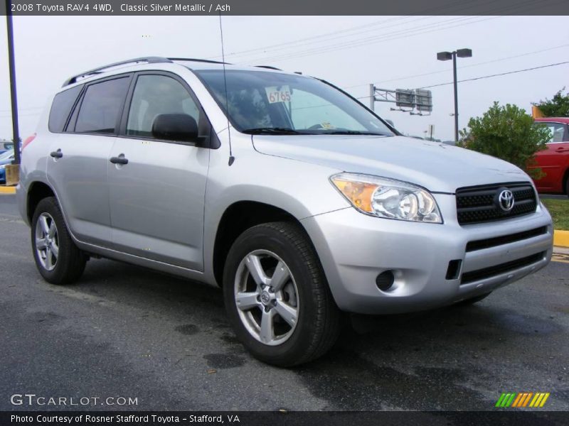 Classic Silver Metallic / Ash 2008 Toyota RAV4 4WD