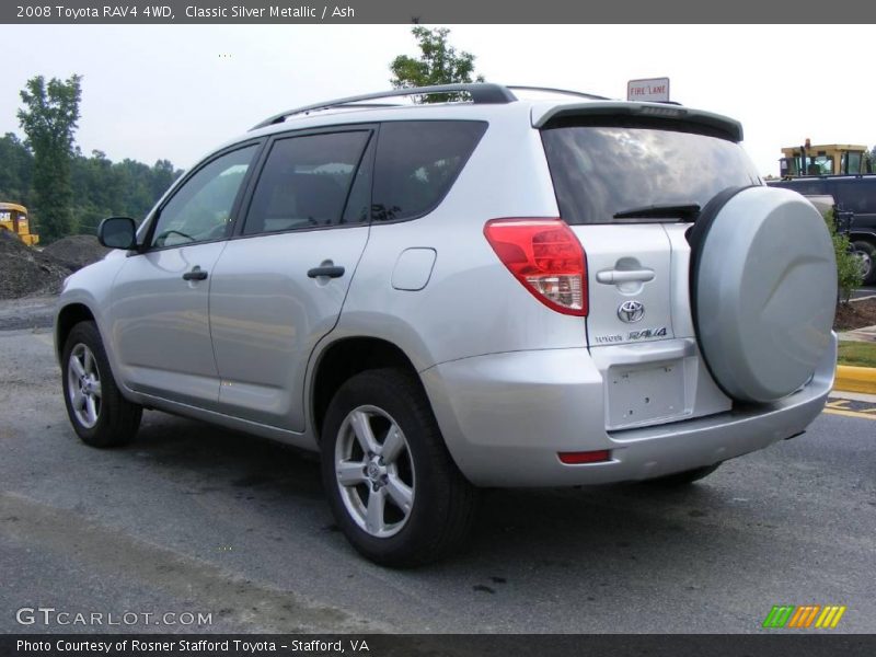 Classic Silver Metallic / Ash 2008 Toyota RAV4 4WD