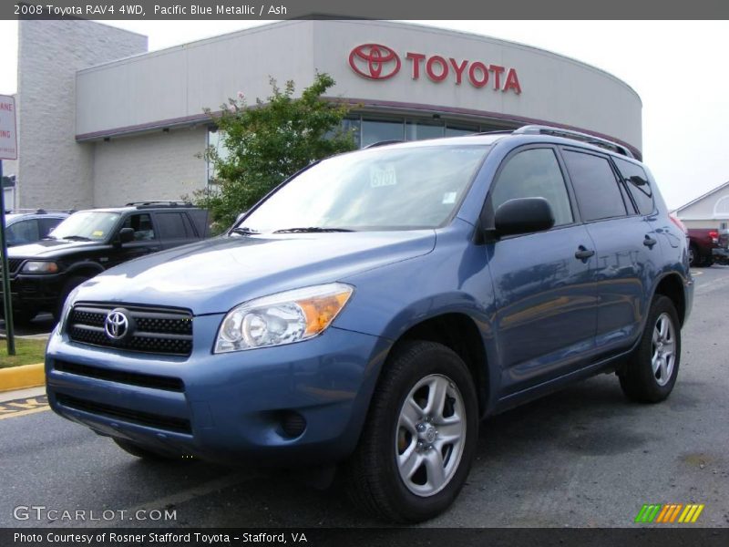 Pacific Blue Metallic / Ash 2008 Toyota RAV4 4WD