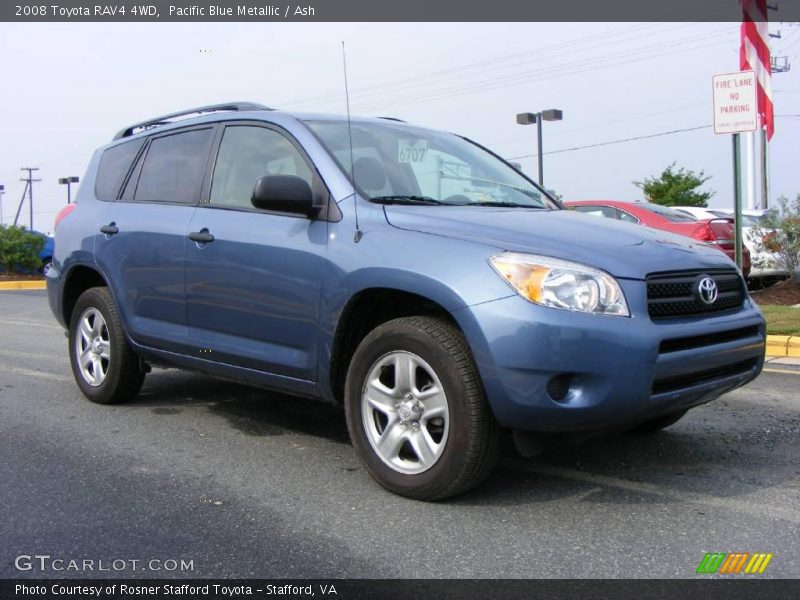 Pacific Blue Metallic / Ash 2008 Toyota RAV4 4WD