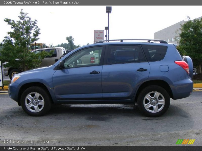 Pacific Blue Metallic / Ash 2008 Toyota RAV4 4WD