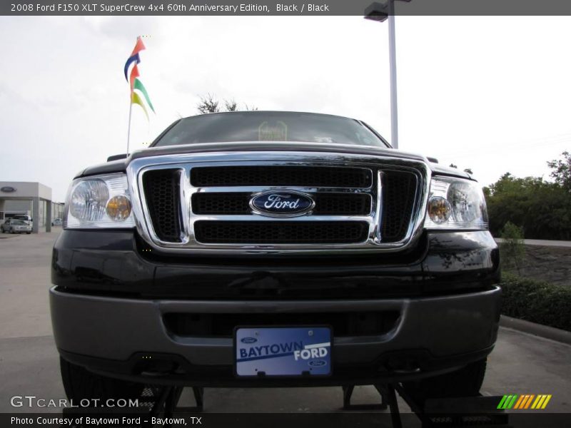 Black / Black 2008 Ford F150 XLT SuperCrew 4x4 60th Anniversary Edition