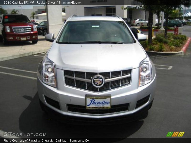 Radiant Silver / Titanium/Ebony 2010 Cadillac SRX V6