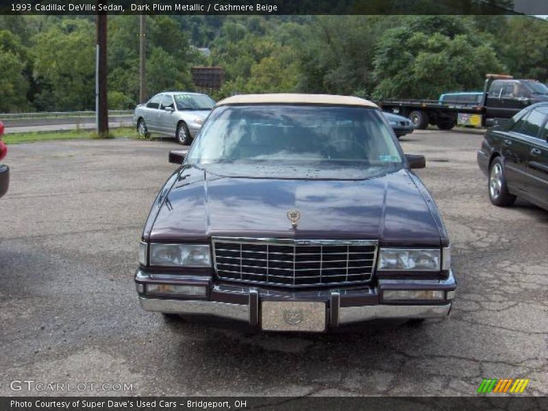 Dark Plum Metallic / Cashmere Beige 1993 Cadillac DeVille Sedan