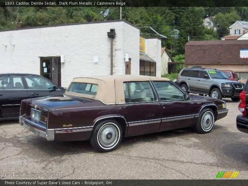 Dark Plum Metallic / Cashmere Beige 1993 Cadillac DeVille Sedan