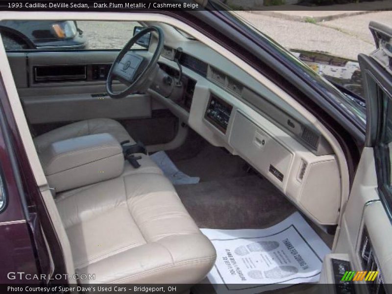 Dark Plum Metallic / Cashmere Beige 1993 Cadillac DeVille Sedan