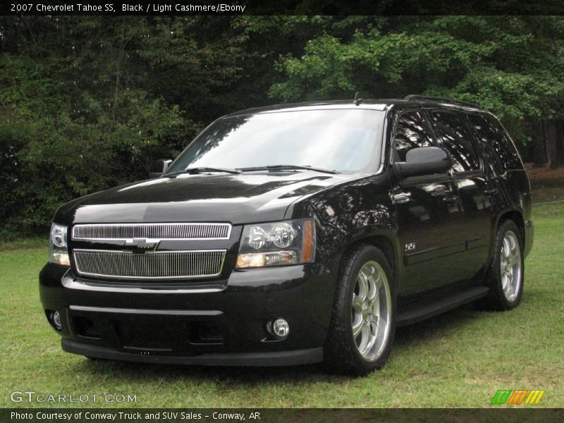 Black / Light Cashmere/Ebony 2007 Chevrolet Tahoe SS