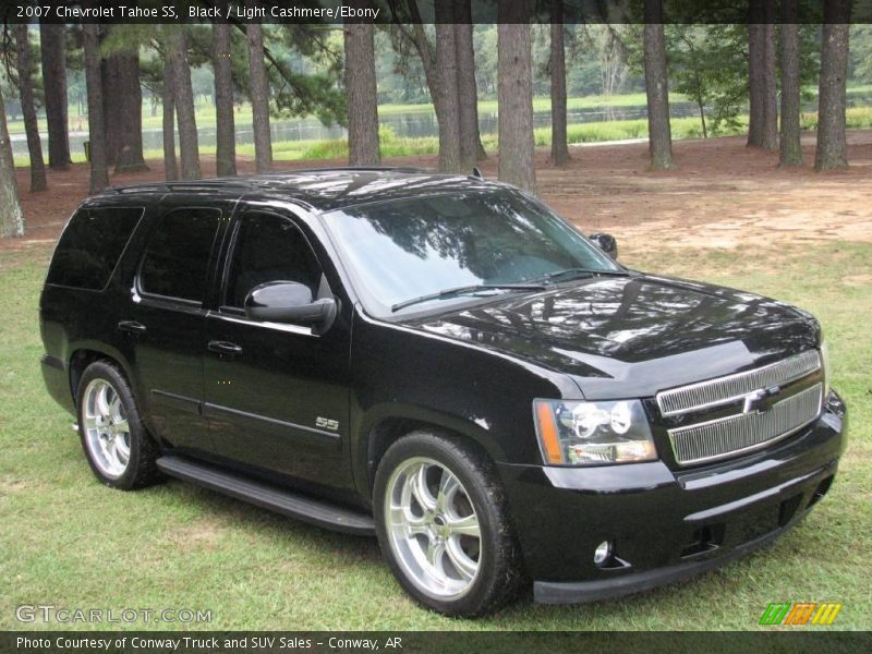 Black / Light Cashmere/Ebony 2007 Chevrolet Tahoe SS