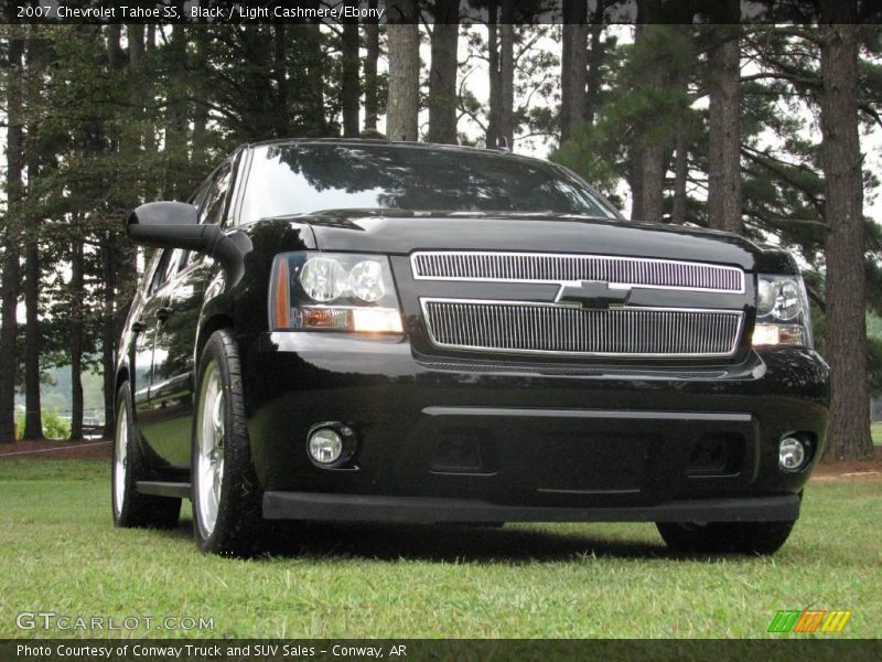 Black / Light Cashmere/Ebony 2007 Chevrolet Tahoe SS