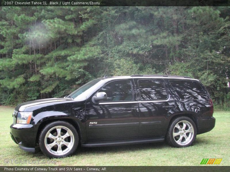 Black / Light Cashmere/Ebony 2007 Chevrolet Tahoe SS