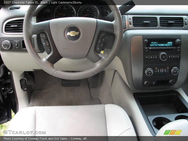 Black / Light Cashmere/Ebony 2007 Chevrolet Tahoe SS