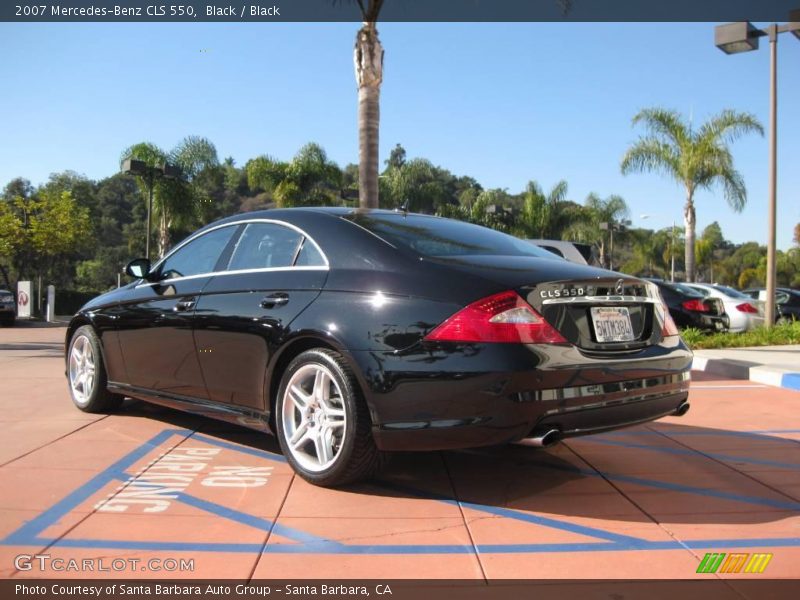 Black / Black 2007 Mercedes-Benz CLS 550