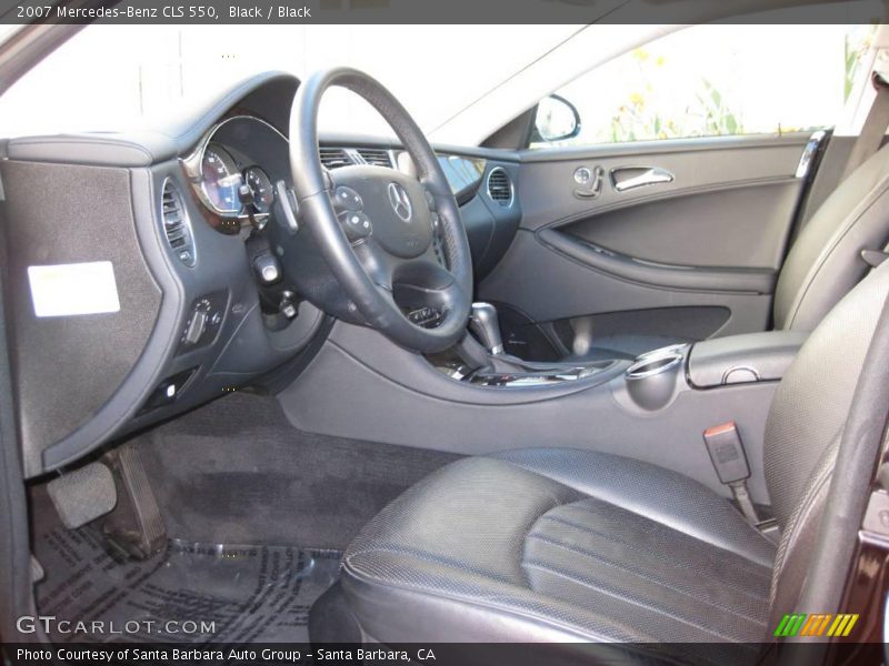 Black / Black 2007 Mercedes-Benz CLS 550