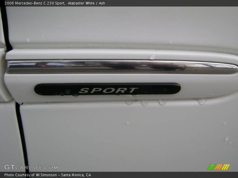 Alabaster White / Ash 2006 Mercedes-Benz C 230 Sport