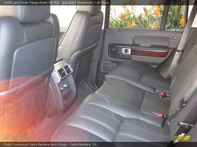 Java Black Pearlescent / Jet Black 2008 Land Rover Range Rover V8 HSE