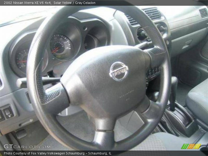 Solar Yellow / Gray Celadon 2002 Nissan Xterra XE V6 4x4