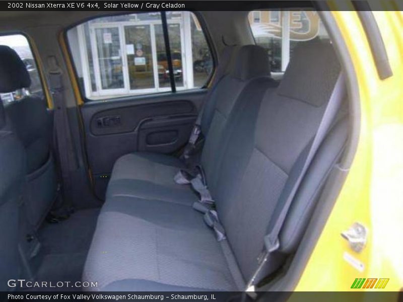Solar Yellow / Gray Celadon 2002 Nissan Xterra XE V6 4x4