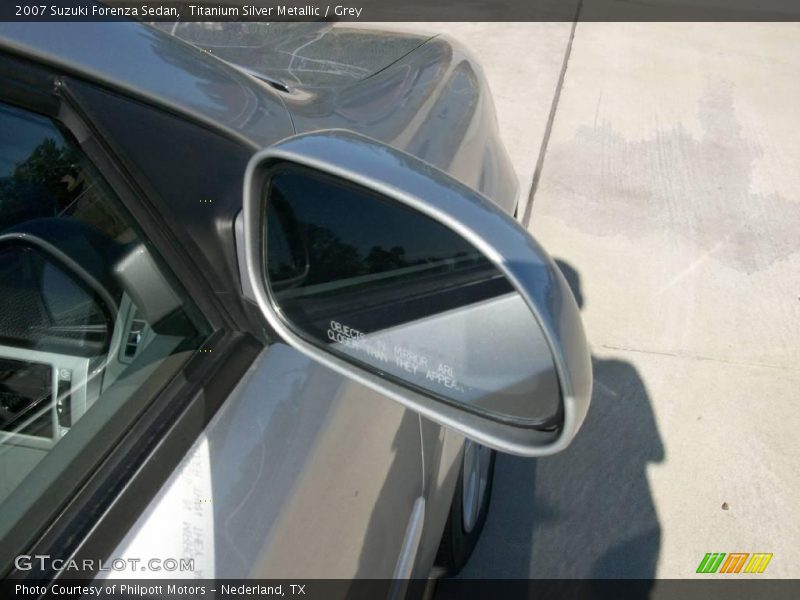 Titanium Silver Metallic / Grey 2007 Suzuki Forenza Sedan