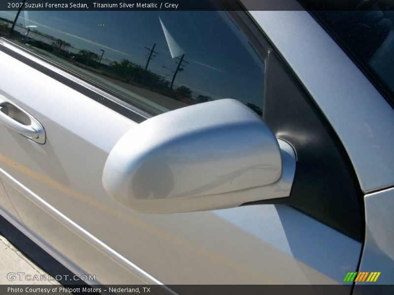 Titanium Silver Metallic / Grey 2007 Suzuki Forenza Sedan