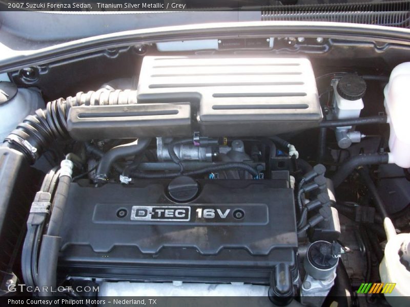 Titanium Silver Metallic / Grey 2007 Suzuki Forenza Sedan